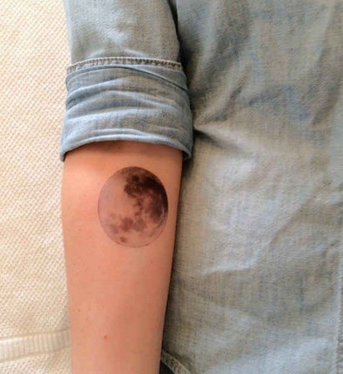  Arm Full Moon Tattoos 
