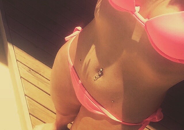 Stomach Dermal Piercing
