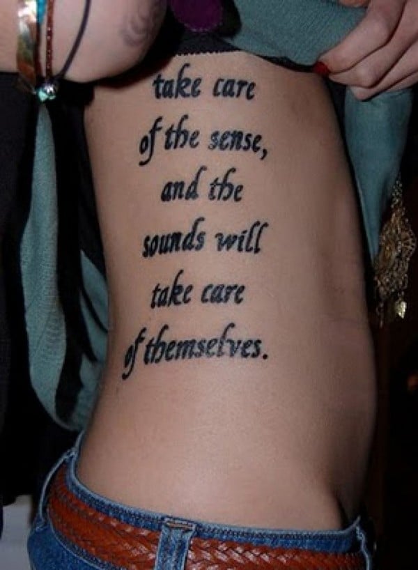 Music Quote Tattoo - Etsy