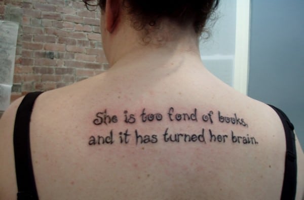 girl quote tattoos famous quote