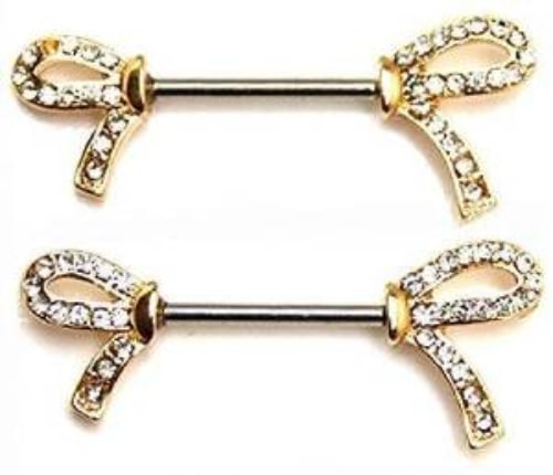 Nipple Piercing Jewelry Gold