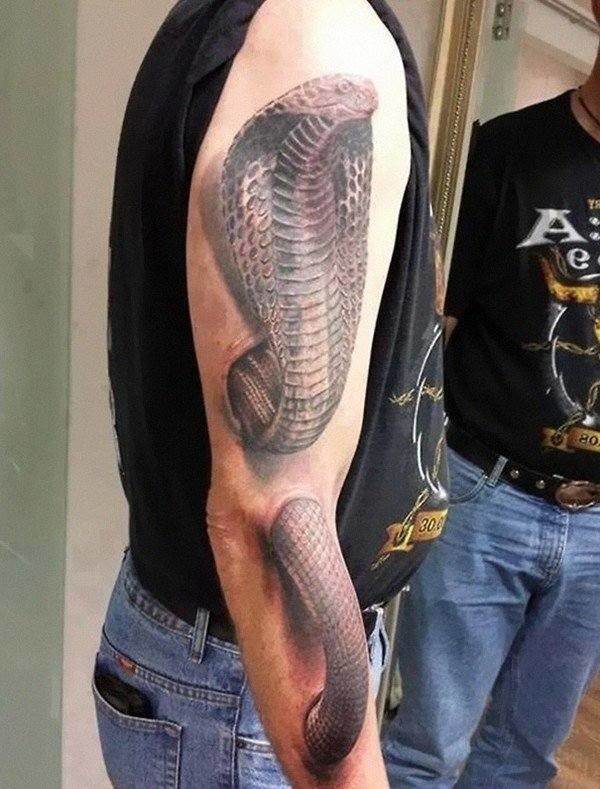 3D Snake Tattoos