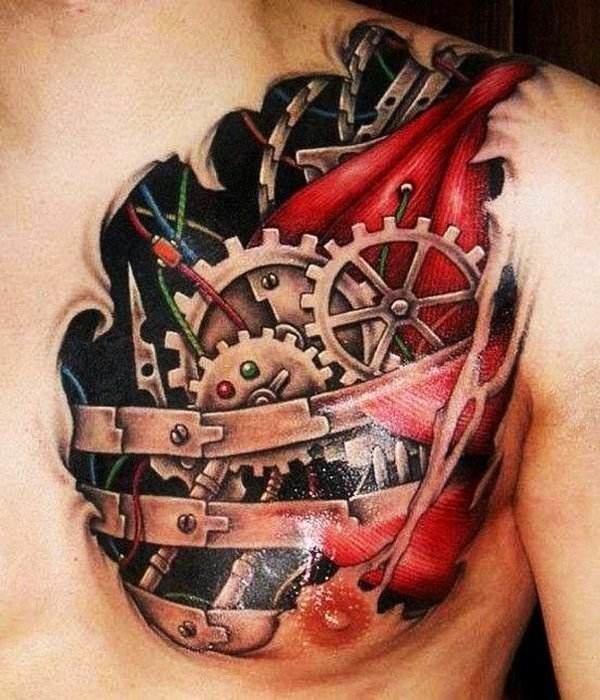 Nice 3D Tattoo