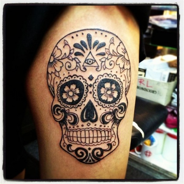 72 Beautiful Sugar Skull Tattoos with Images