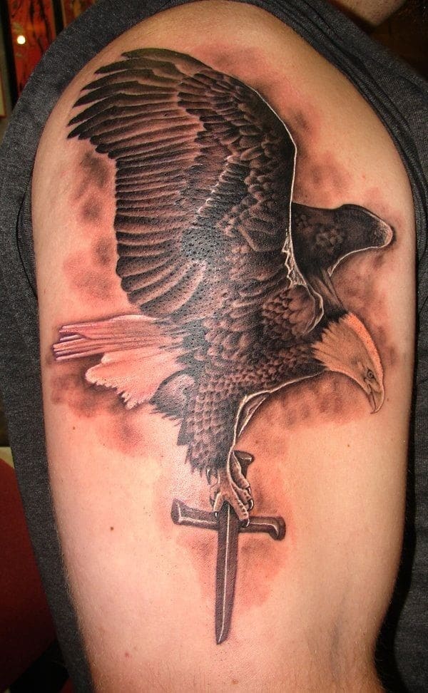 Fighting Eagle Tattoos