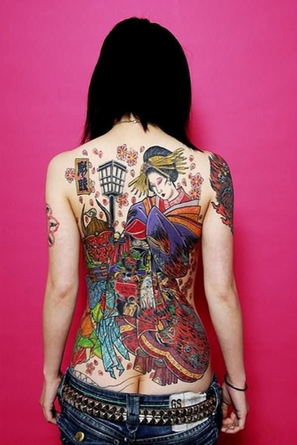 45 Traditional Geisha Tattoo that Inspire your Artistic Side