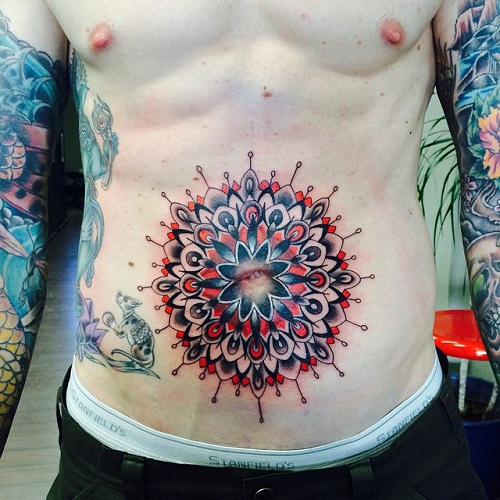 57 Stomach Tattoo Designs for Men, Women, and Girls