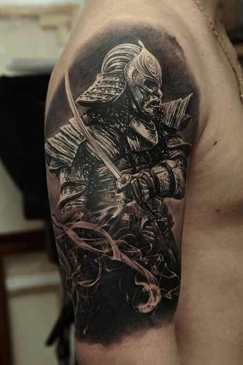 Samurai sleeve finished by strangeris on DeviantArt