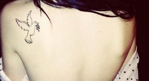 61 Small Dove Tattoos and Designs with Images