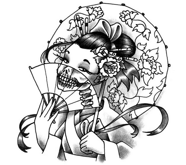 Fantasía Geisha Tatuaje Petal Japón Sol Fantasía Asian Artístico, Japanese  Tattoo HD wallpaper | Pxfuel