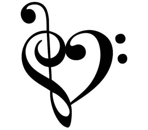 Heart Cleft Tattoo on Foot