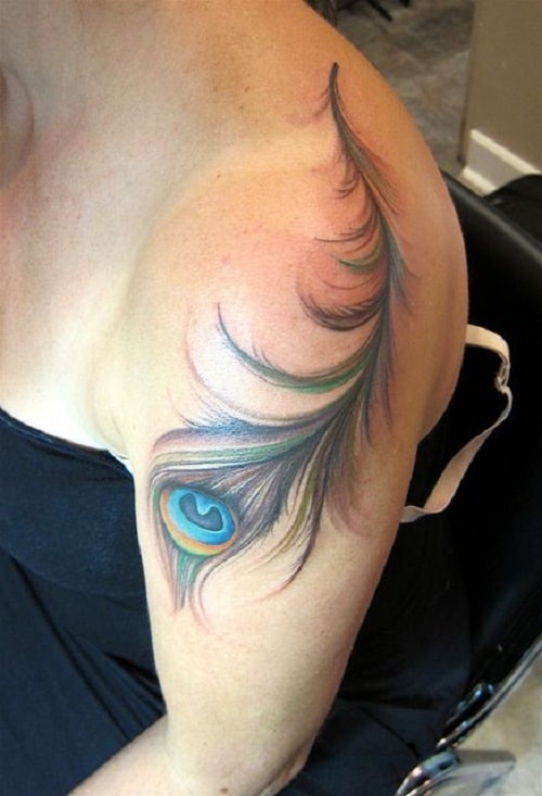 61 Beautiful Peacock Tattoo Pictures and Designs