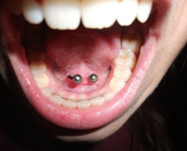 Web Tongue Piercing