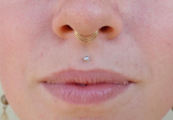 Gold Medusa Piercing