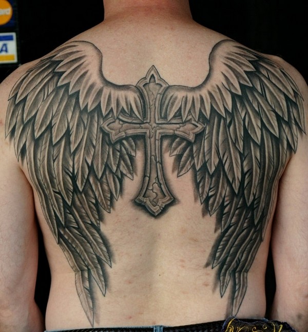 Full Back Temporary Tattoo Stickers Men and Women Waterproof Angel Devil  Wings | eBay