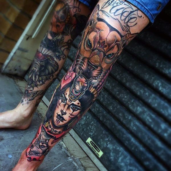 20 Awesome Mens Leg Tattoo Design Ideas for 2023  EntertainmentMesh
