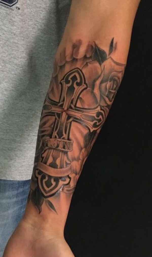 Details 75 forearm cross tattoo  thtantai2