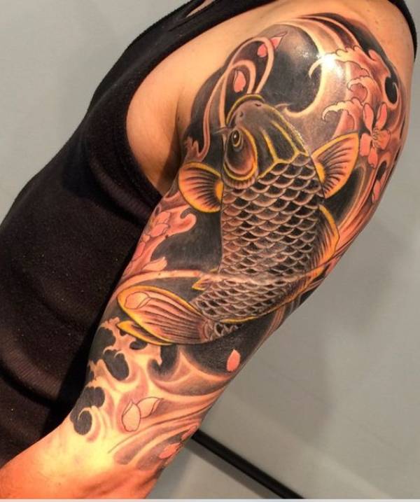 Japanese Coi Fish Tattoos