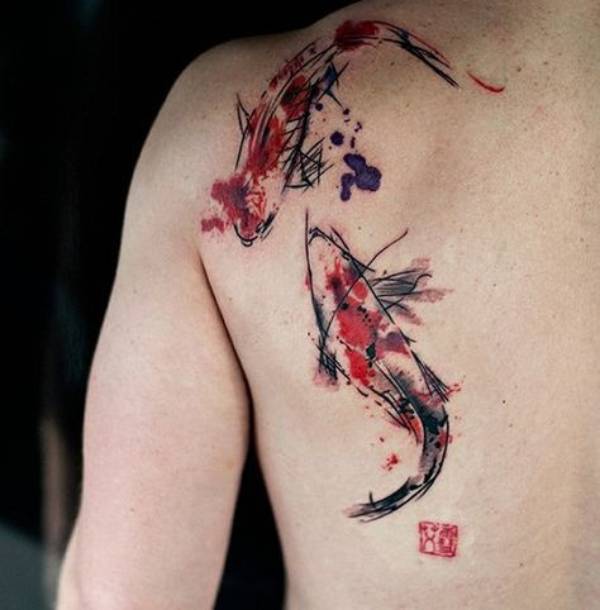 Japanese Tattoos Koi Fish Meaning
