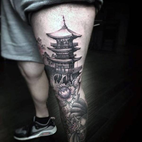 Japanese Temple Tattoos