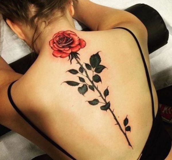 Back Flower Tattoos