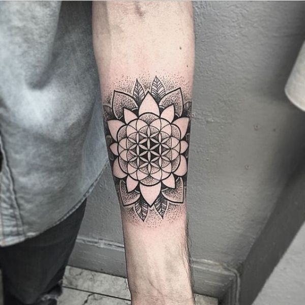 Flower Of Life Tattoos