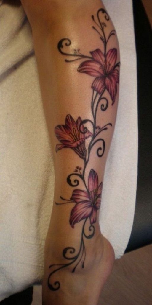 Lily Flower Tattoos