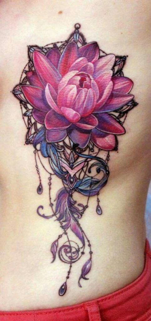 Purple Flower Tattoos