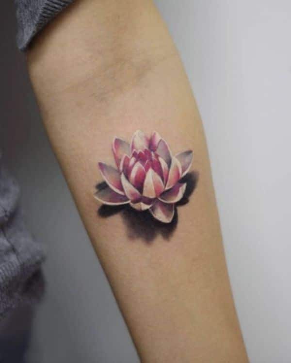 Realistic Flower Tattoos