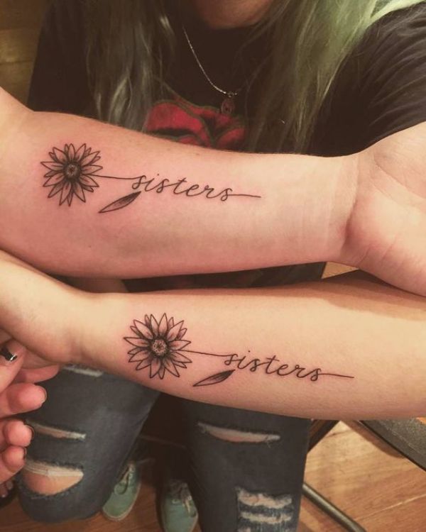Sister Flower Tattoos