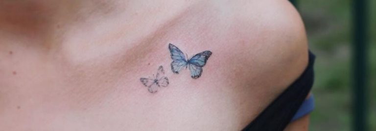 small butterfly tattoo