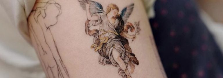 angel tattoo