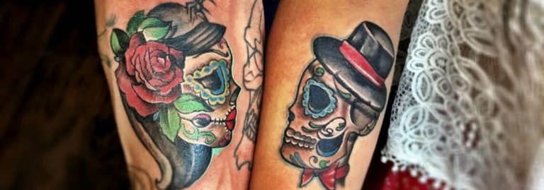 sugar skull tattoo