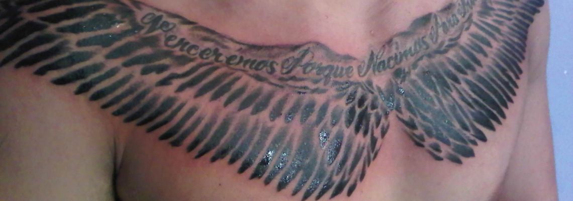 35 Meaningful Angel wings tattoos - nenuno creative