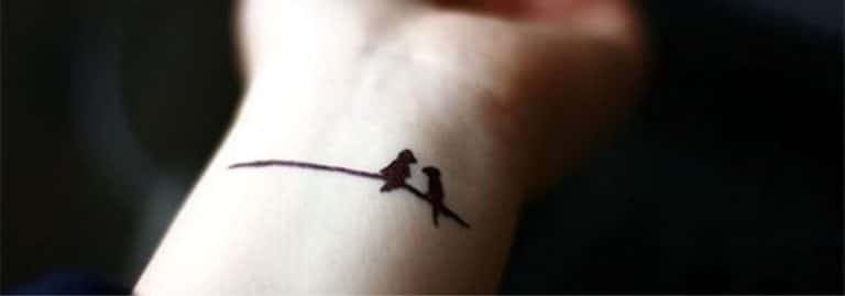 small bird tattoo