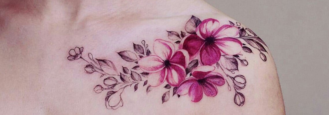 45+ Elegant Cherry Blossom Tattoo Designs of 2020