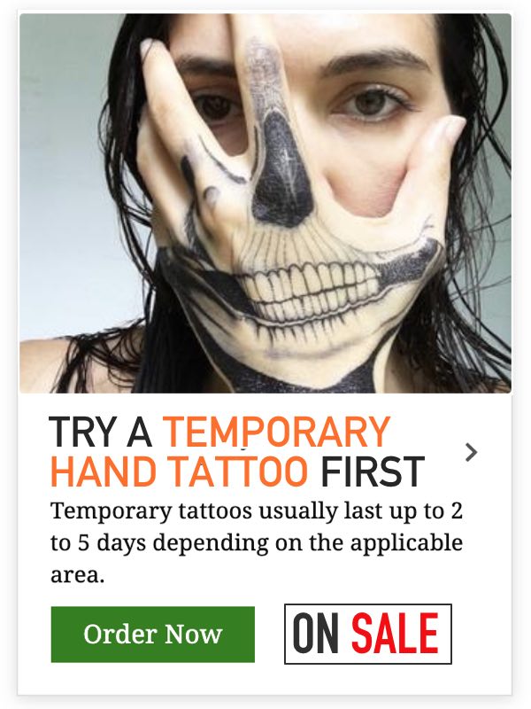 temporary hand tattoo 3